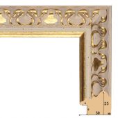 Т.3025-7 Багет пластиковый (69 руб./метр)(141)