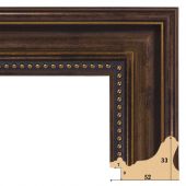 Т.5233-3 Багет пластиковый (207 руб./метр)(72)