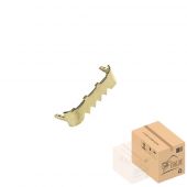 ЗУ03-1000 Зубчатый подвес забивной 7*25*10мм, латунь, 1000шт(+-10шт).//11-2//