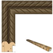 Т.3831-1-24 Коробка пластикового багета 14 рейки (122 руб./метр)