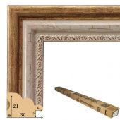 Т.3021-7-53 Коробка пластикового багета, 53 рейки (88 руб./метр)