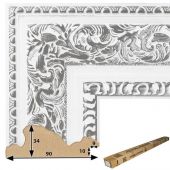 Т.9034-2-11 Коробка пластикового багета, 11 реек (309 руб./метр)  