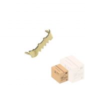 ЗУ03-10 Зубчатый подвес забивной 7*25*10мм, латунь, 10шт.//7-3//