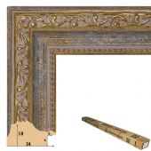 Т.3418-18-52 Коробка пластикового багета, 52 рейки (90 руб./метр)