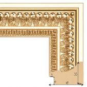 Т.4935-1 Багет пластиковый (257 руб./метр)(467)