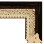 Т.5333-3 Багет пластиковый (201 руб./метр) (382)