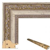 Т.3418-19-52 Коробка пластикового багета, 52 рейки (90 руб./метр)