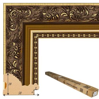 Багет пластик Т5838-3 (3075-C-1999)_box